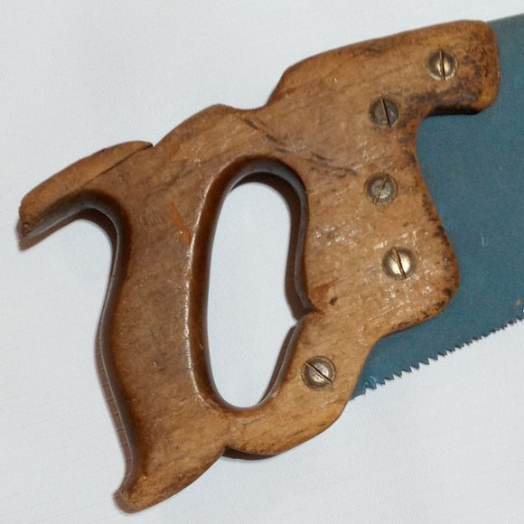 Primitive English Pointer Bird Dog Painting Rustic Hand Saw Vintage Flower OOAK - Picture 15 of 16